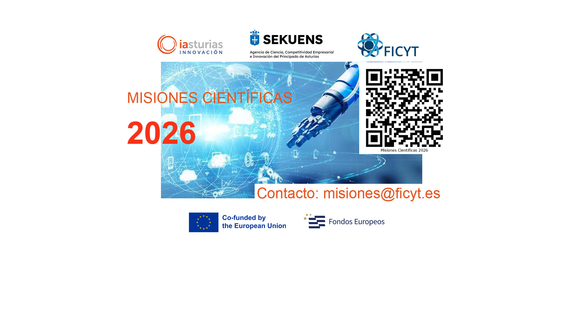 Imagen: Subvenciones del programa misiones científicas 2026.