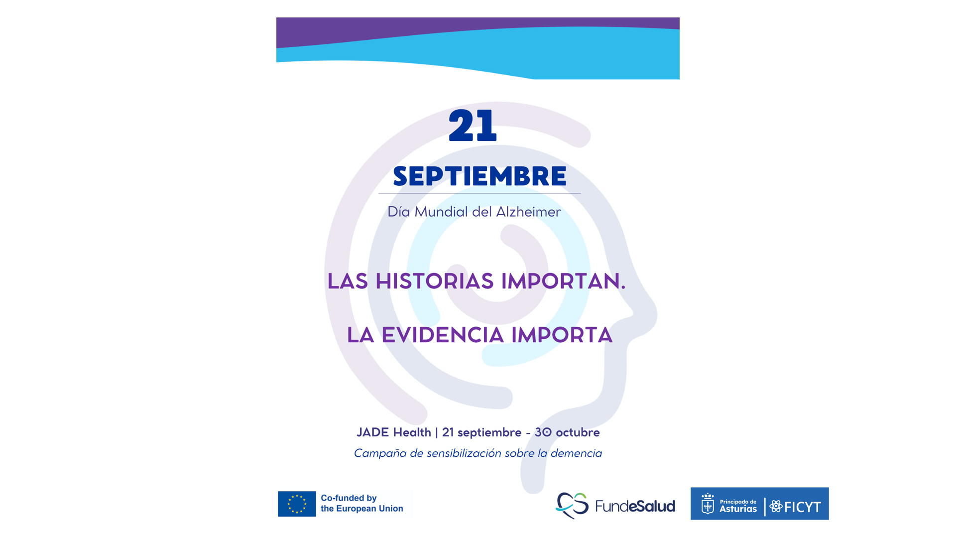 Imagen: FICYT se une a la campaña “Las historias importan. La evidencia importa.” para sensibilizar sobre la demencia 