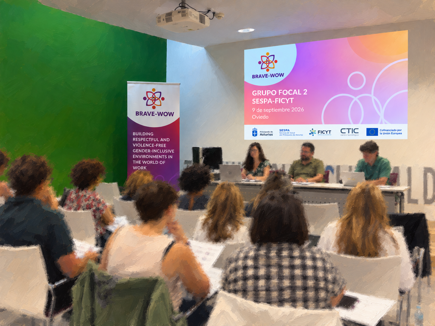 Imagen: Segundo Focus Group BRAVE-WOW en el HUCA 