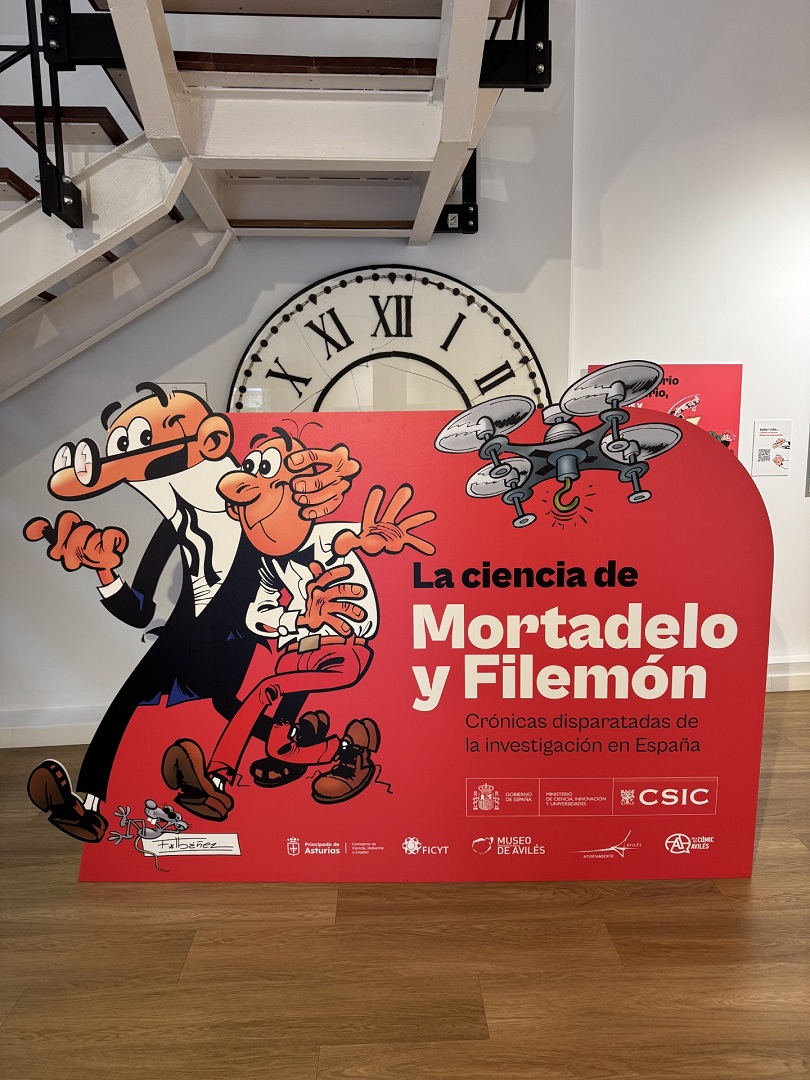 Imagen: La exposición «La ciencia de Mortadelo y Filemón» cierra con 12.700 visitantes y bate un récord en la Sala del Cómic de Avilés